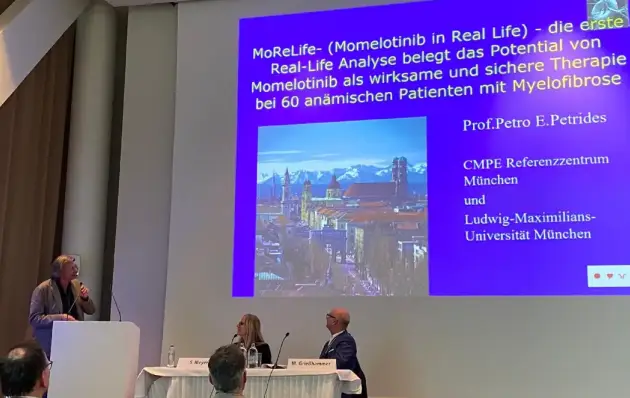 Dr. Petrides bei Jahrestagung der Deutschen, Österreichischen und Schweizer Gesellschaften für Hämatologie und Onkologie, Basel, Schweiz 11.10.20